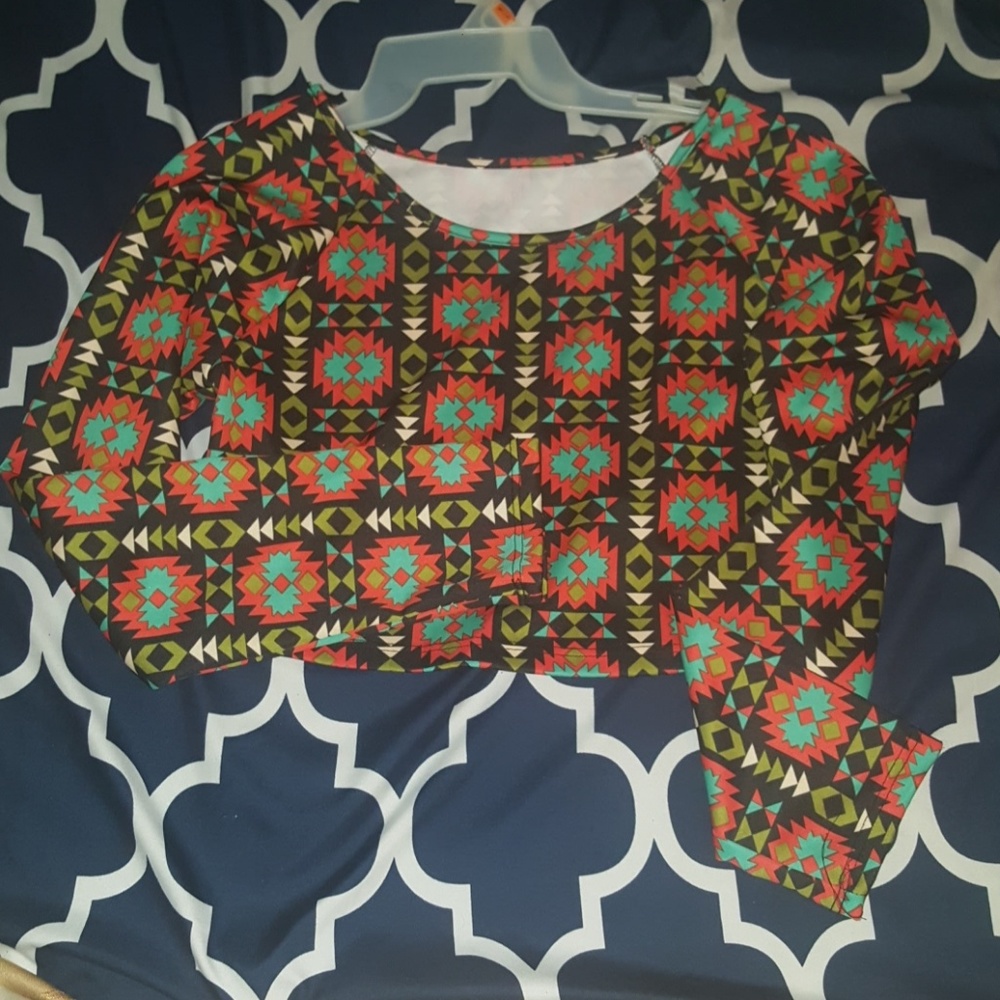 Multi-color crop top